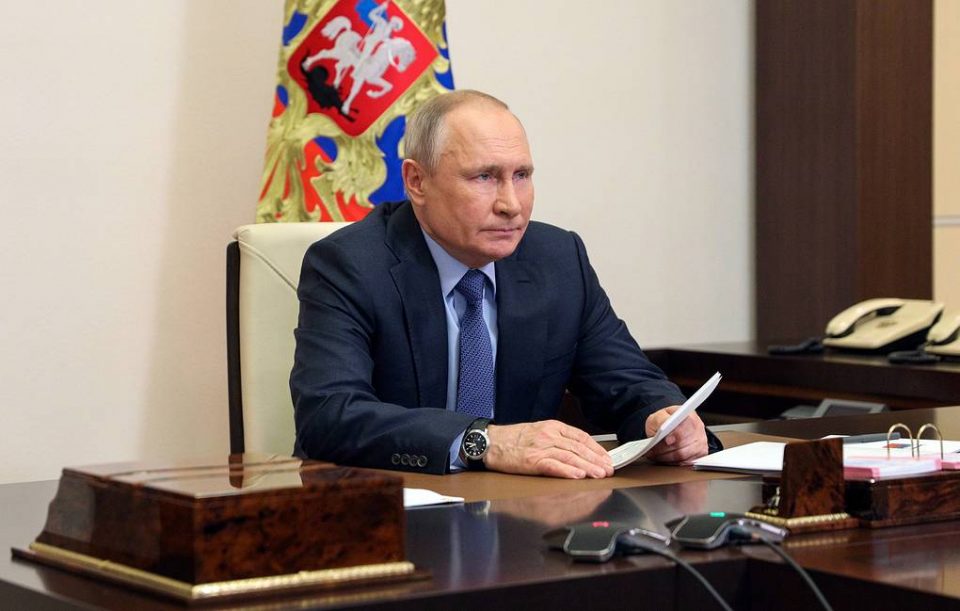 Russia President Putin chairs meeting of Pobeda Organising Committee